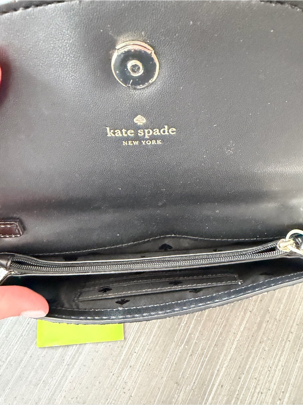 Kate Spade Odette Glitter Wristlet Wallet NWOT - Picture 3 of 7